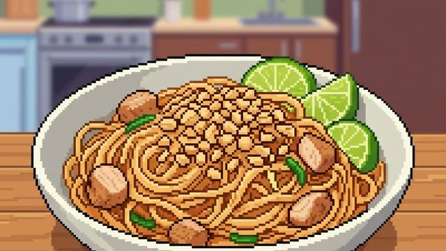 Peanut Turkey Pad Thai