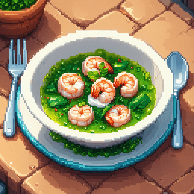 Saag Prawn