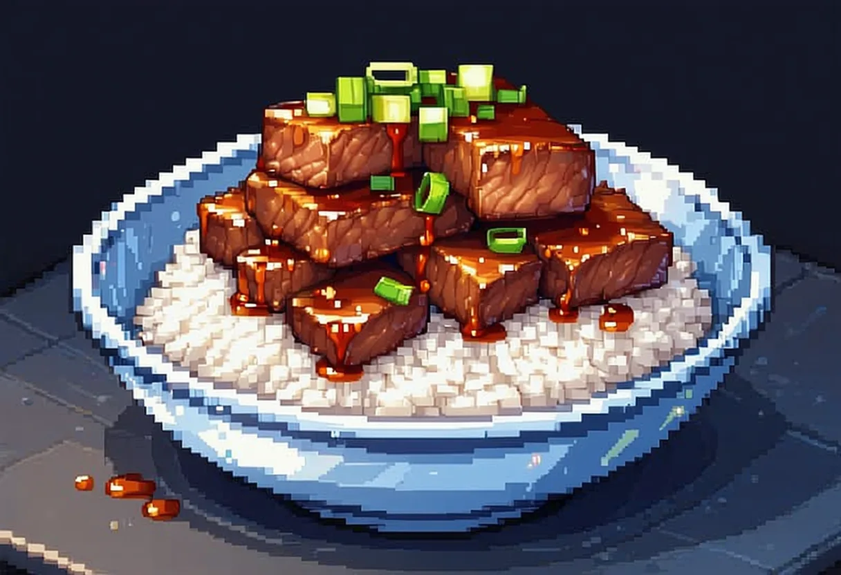 猪肉盖饭