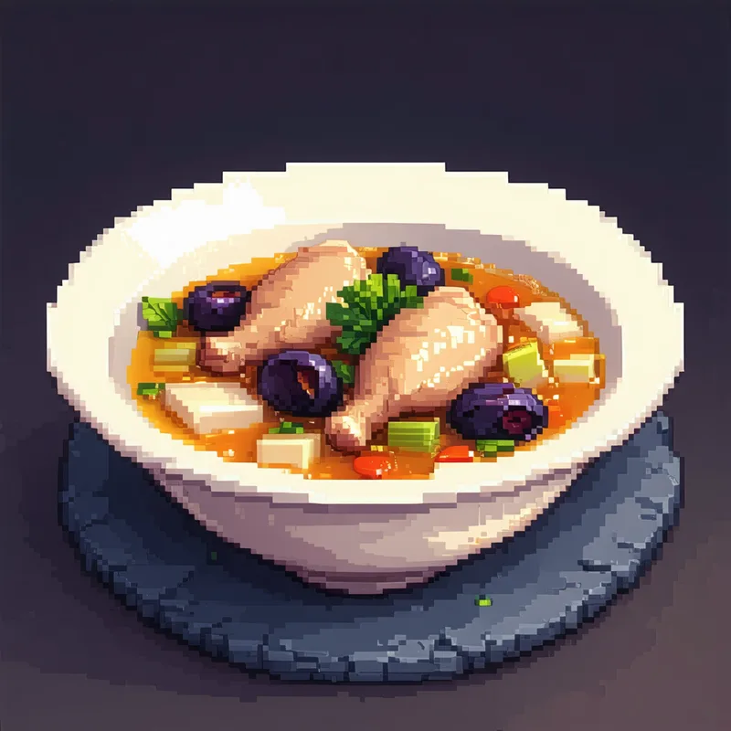 Sopa Cock-a-Leekie