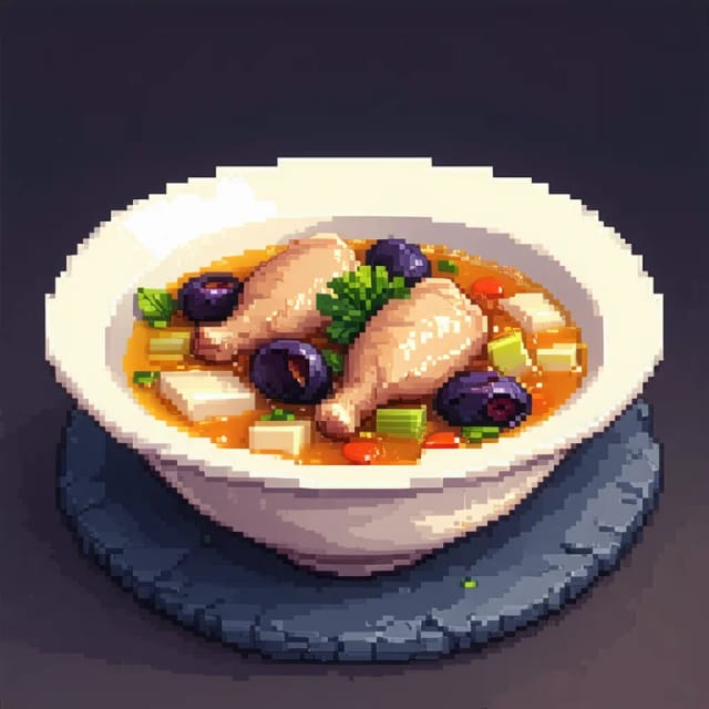 Cock-a-Leekie Soup