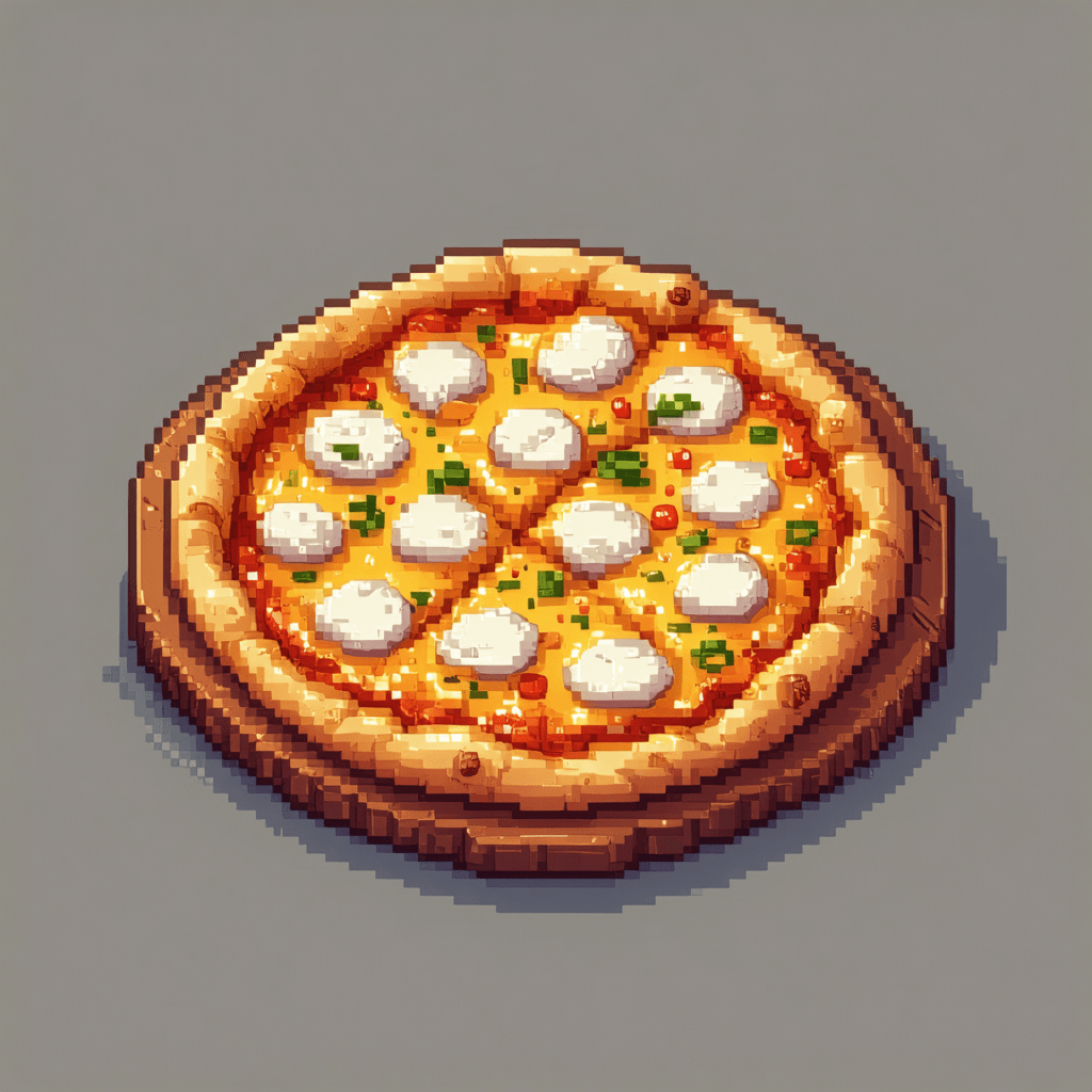 Pizza Cuatro Quesos (Pizza Quattro Formaggi)