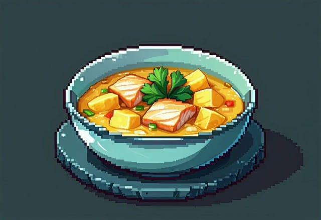 Gaeng Kari Pla (Yellow Fish Curry)