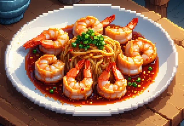 Goong Sarong (Noodle-Wrapped Prawns)