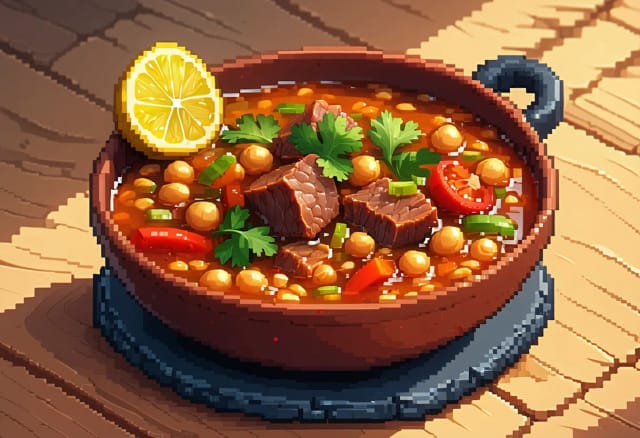 Harira (Moroccan Lamb and Chickpea Soup)