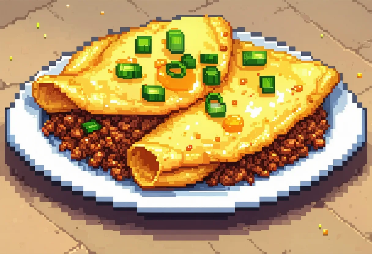 Kai Jeow Moo Sap (Thai Omelette with Pork)