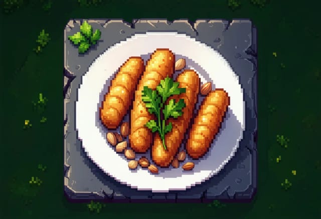 Kibbeh Maqliyeh (Fried Lamb Kibbeh)