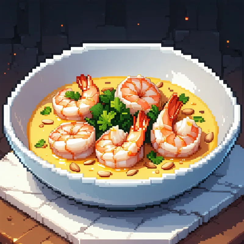 Korma de Camarão-Rosa