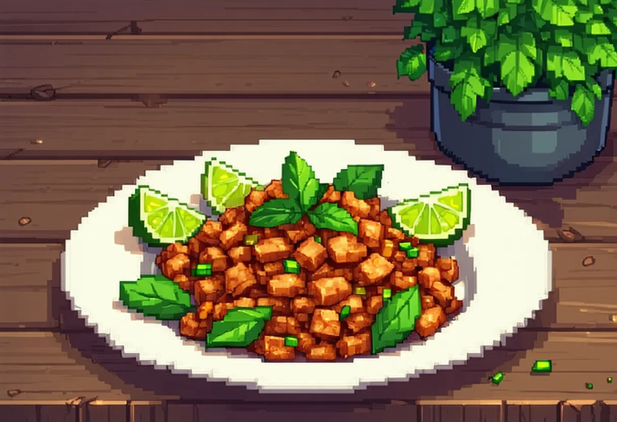 Larb Moo (Salade Épicée de Porc Haché)