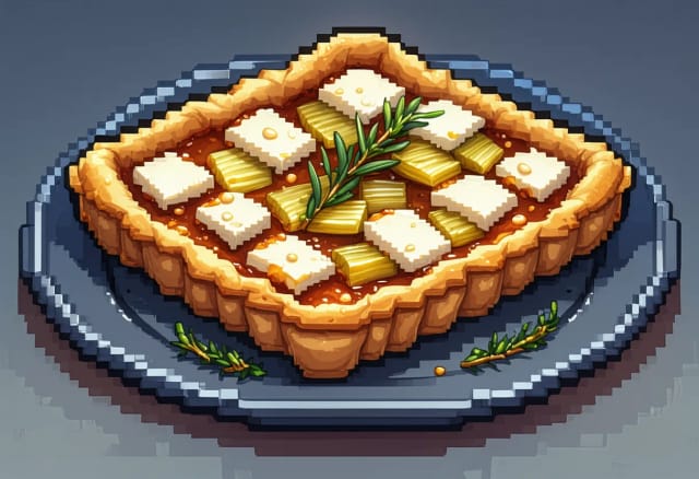 Leek and Brie Tart