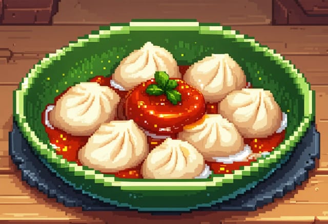 Manti (Turkish Lamb Dumplings in Garlic Yoghurt)