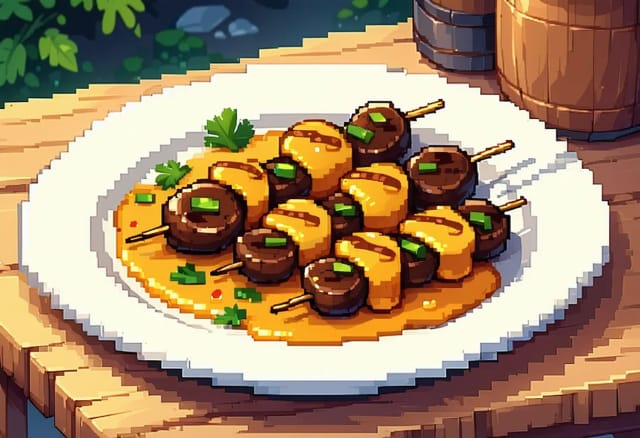 Mushroom Satay
