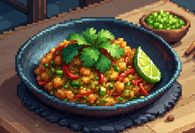 Nam Prik Num (Northern Green Chilli Dip)