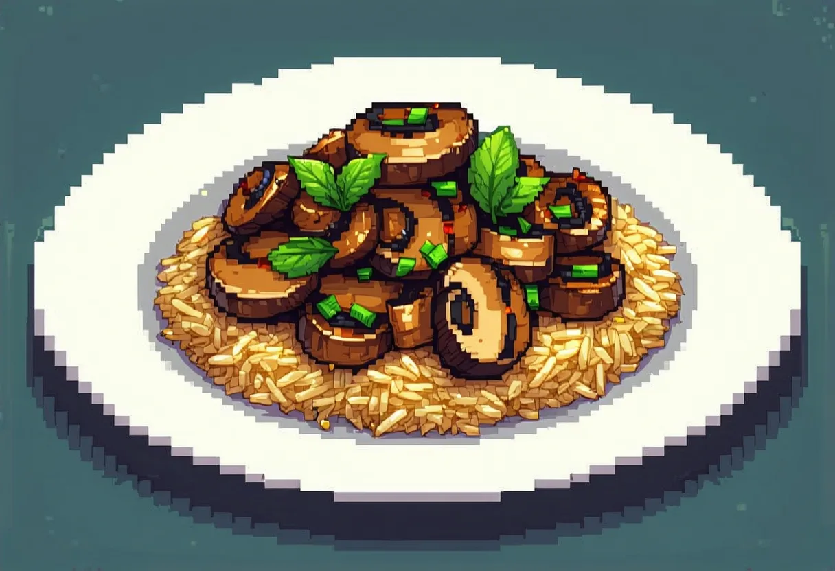 ナムトック・ヘット（きのこのグリルサラダ）