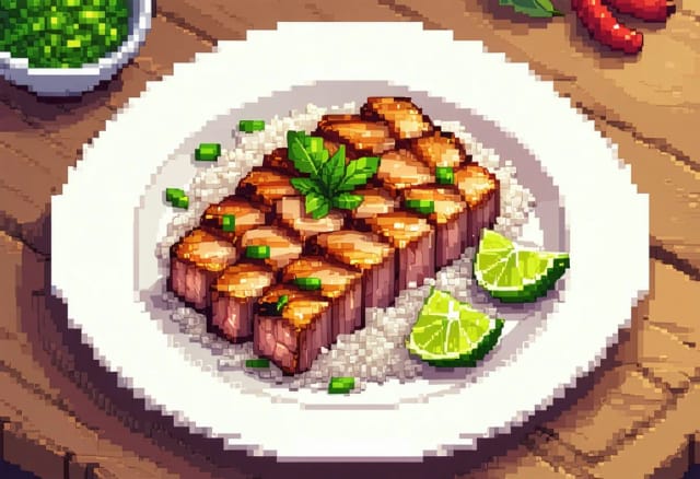Nam Tok Moo (Grilled Pork Salad)