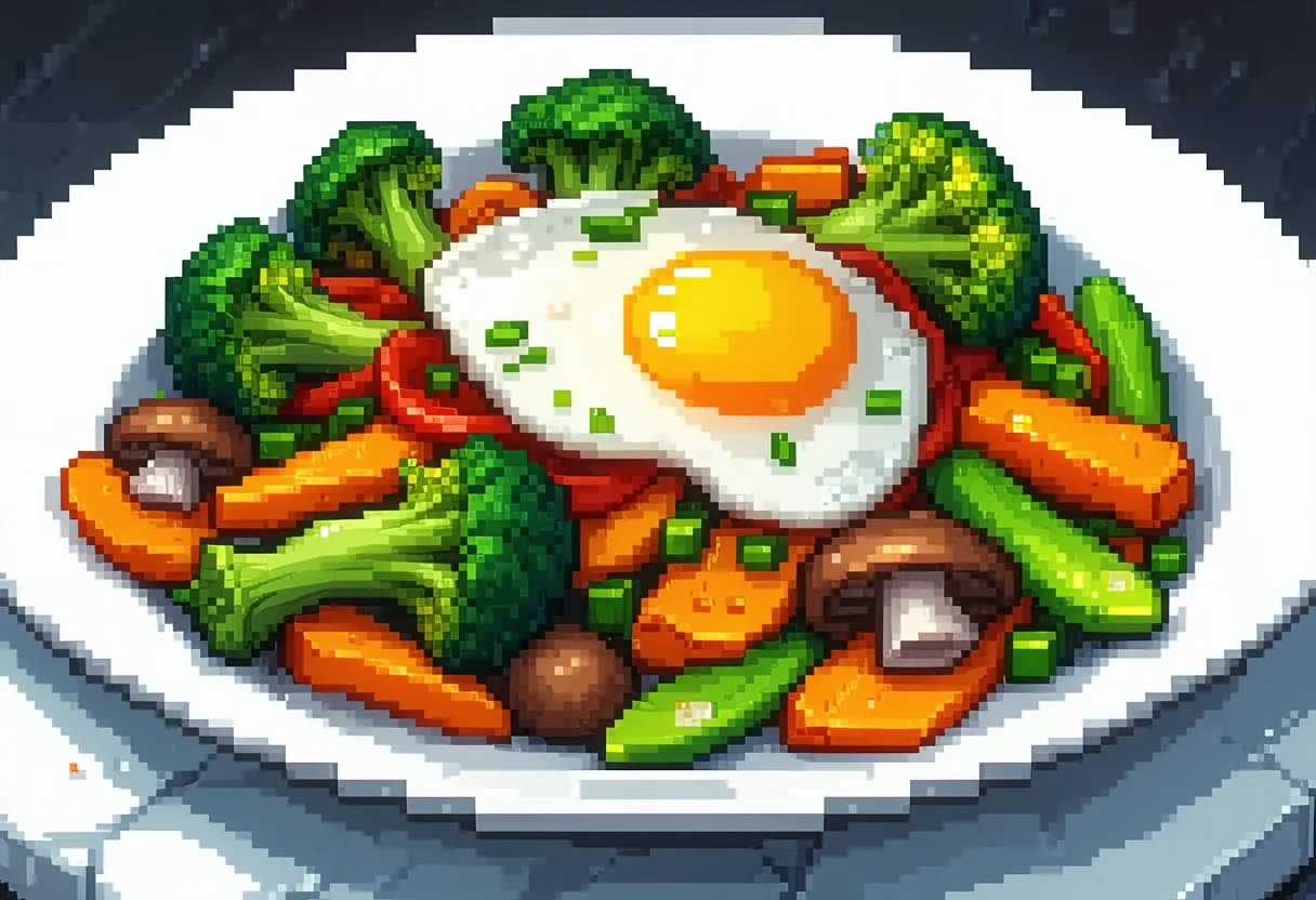 Pad Pak Ruam Mit (Mixed Vegetable Stir-Fry)