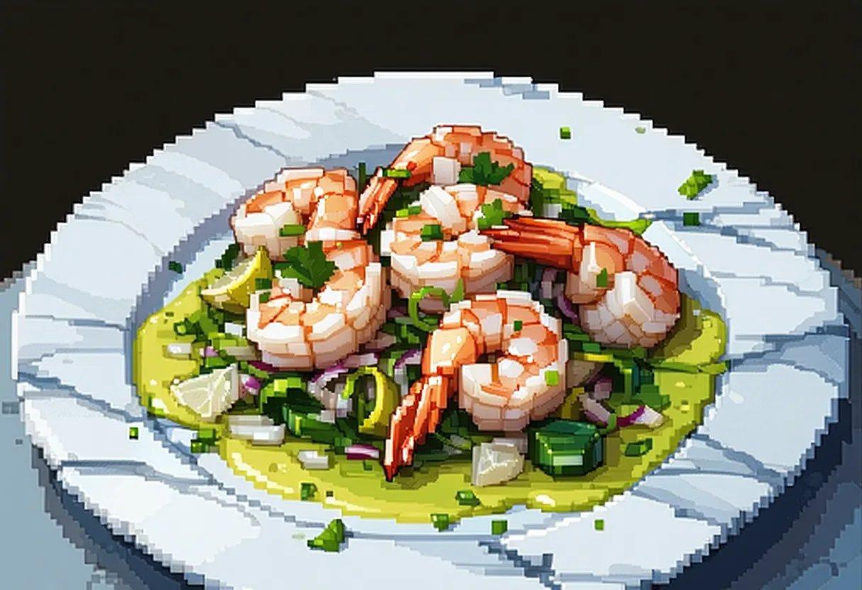 Pla Goong (Spicy Prawn Salad)