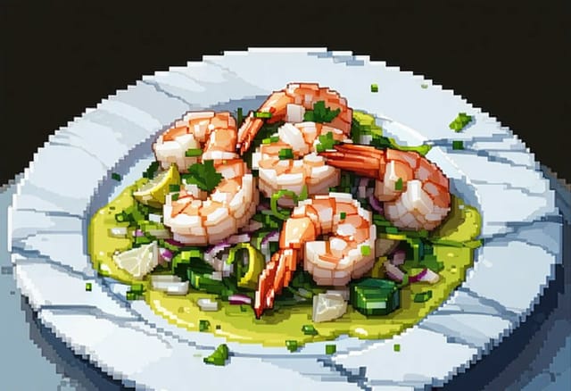 Pla Goong (Spicy Prawn Salad)