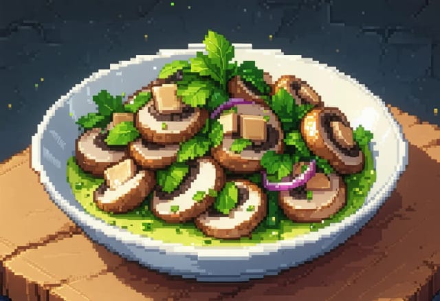 Pla Het (Spicy Mushroom Salad)