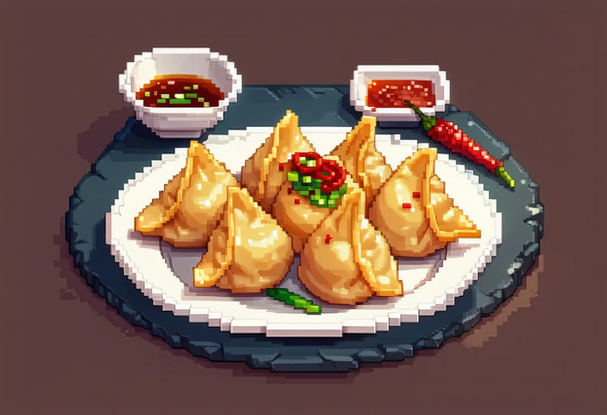 虾仁煎饺