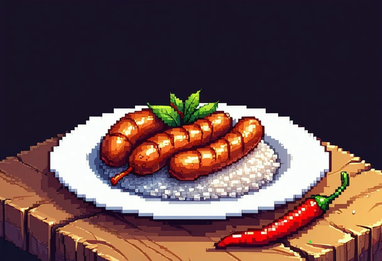 ساي كروك إيسان (نقانق الخنزير بالأرز المخمر)