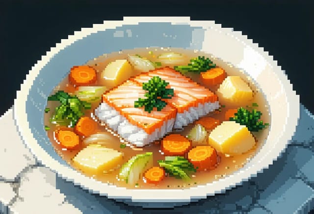 Smoked Fish Potée with Winter Vegetables