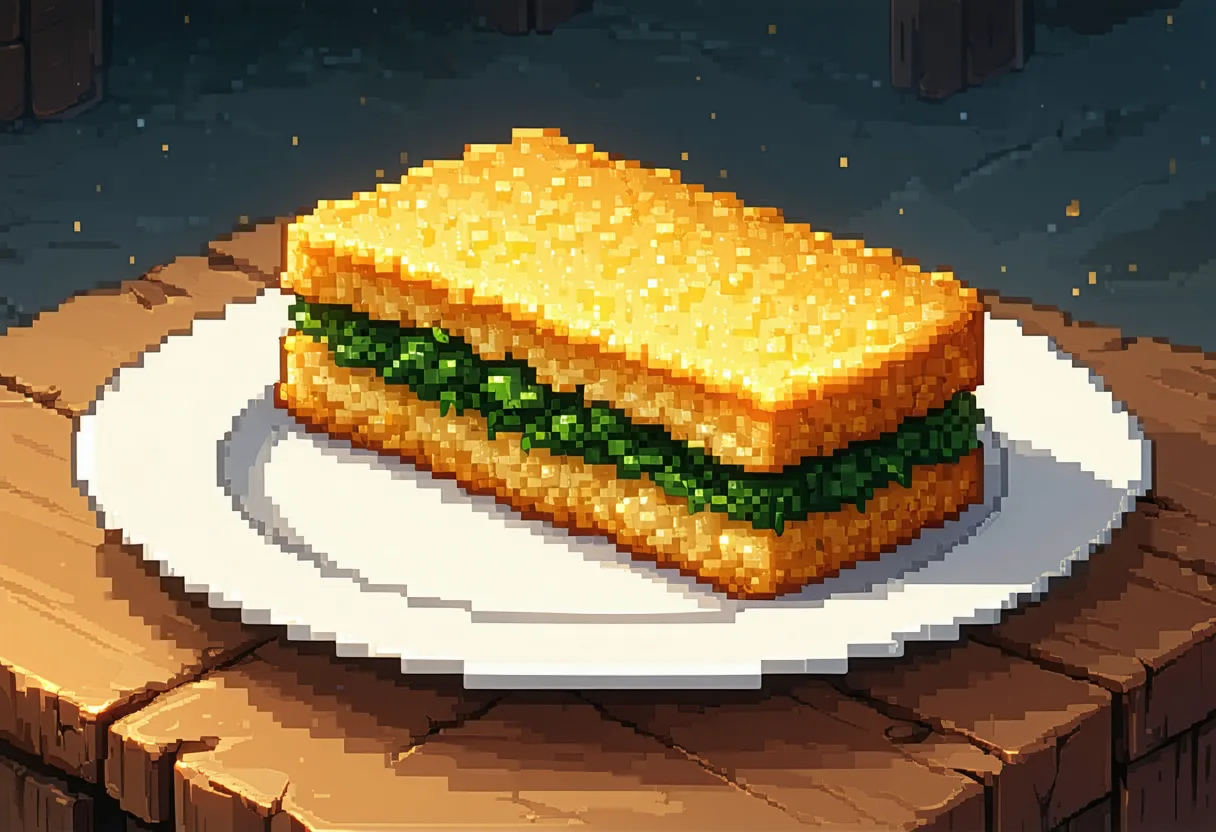 Tahchin Sabzi (Gâteau de Riz Persan au Safran et aux Épinards)