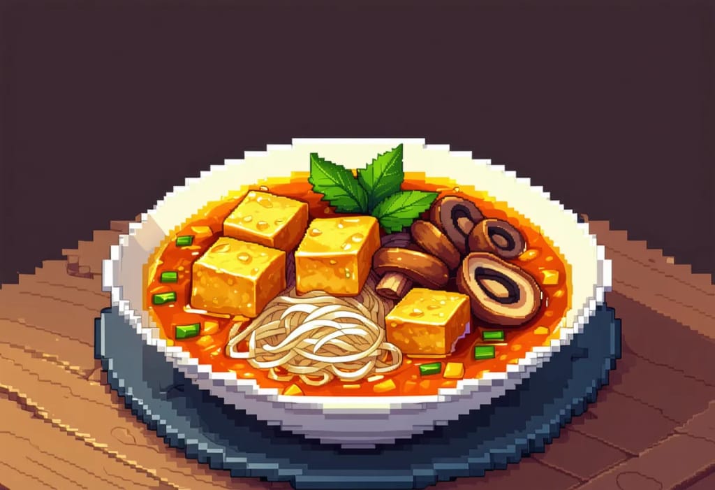 Veganes Curry Mee