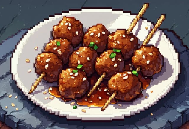 Vegan Tsukune