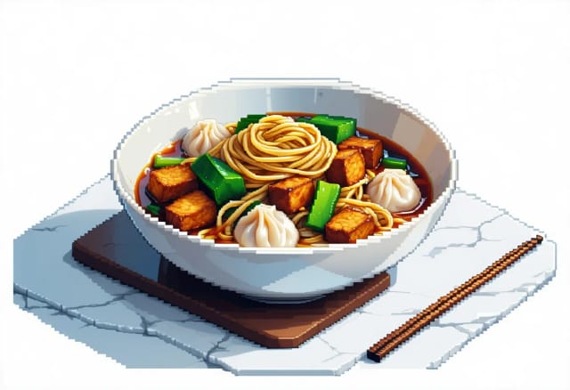Vegan Wanton Mee