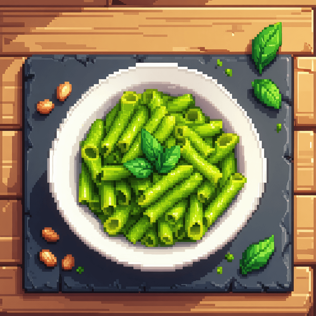 Pasta al Pesto Vegana