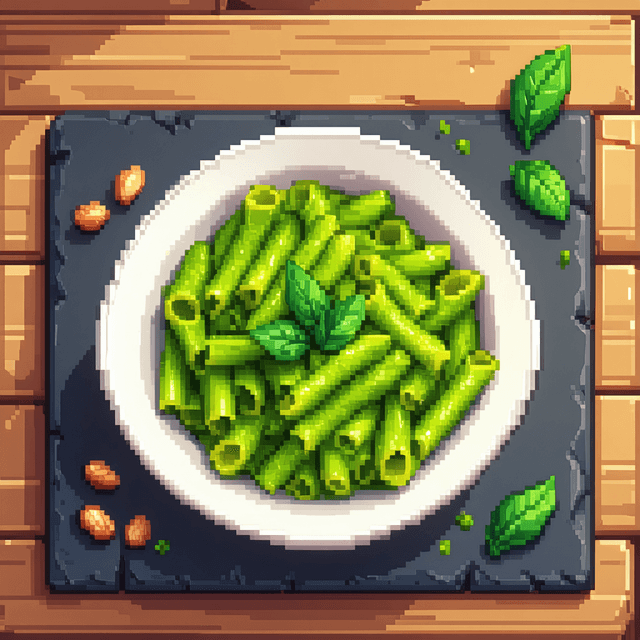 Vegan Pasta al Pesto