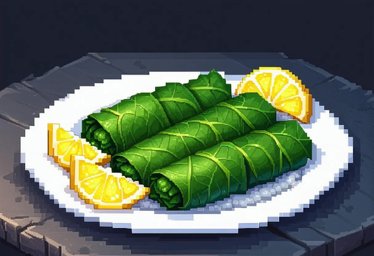 Warak Enab (Stuffed Vine Leaves)