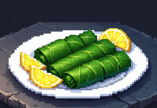 Warak Enab (Stuffed Vine Leaves)