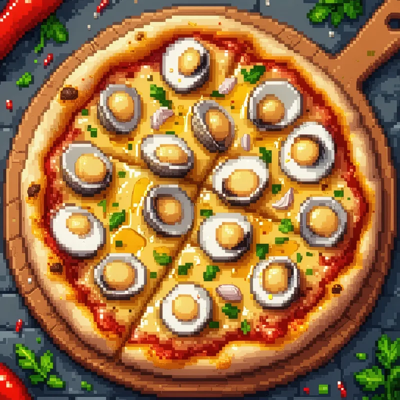 Pizza Branca de Mariscos