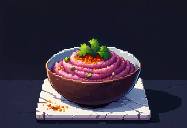 Zaalouk (Moroccan Cooked Aubergine Salad)