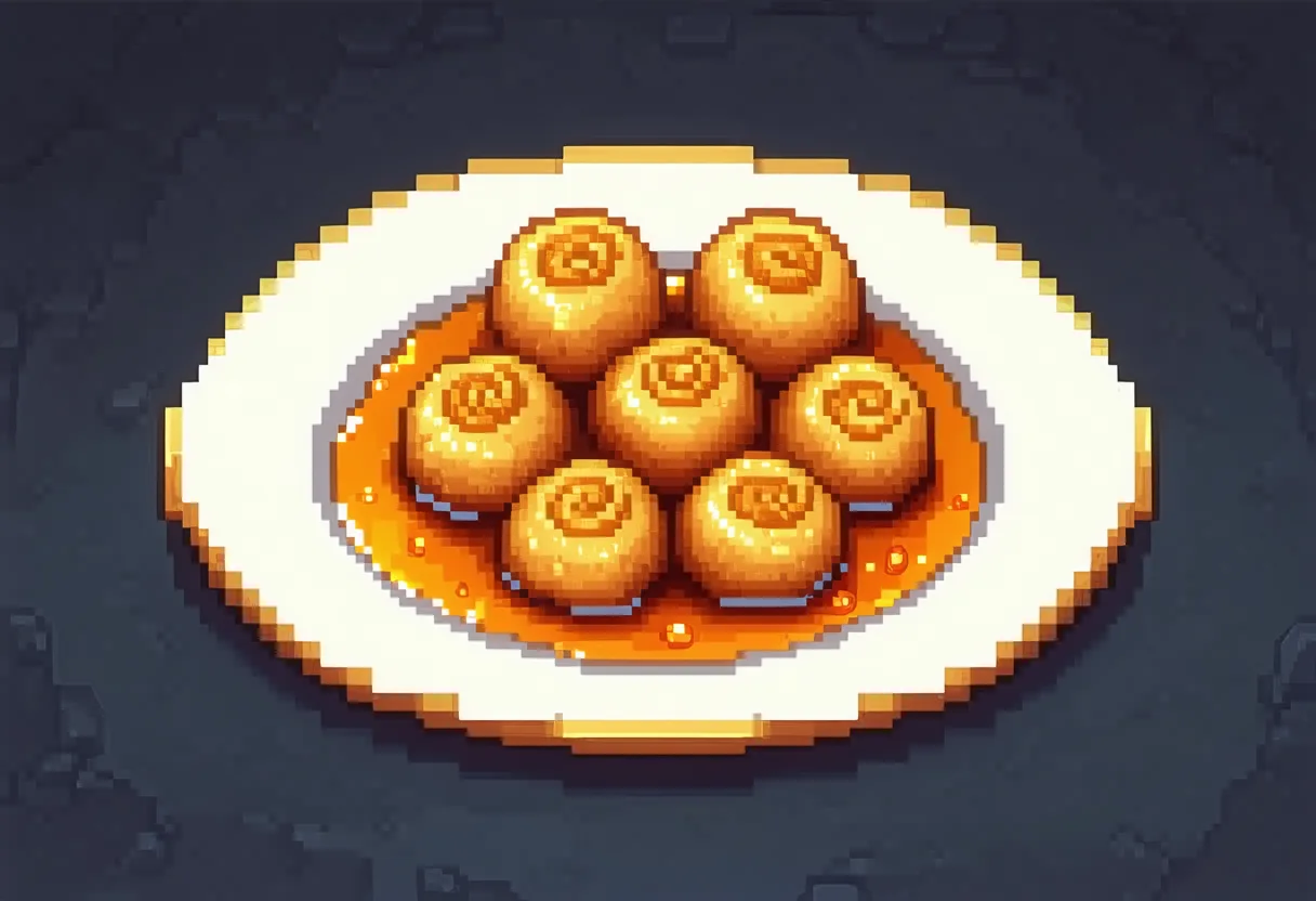 Zoolbia Bamieh (Persian Syrup Fritters)