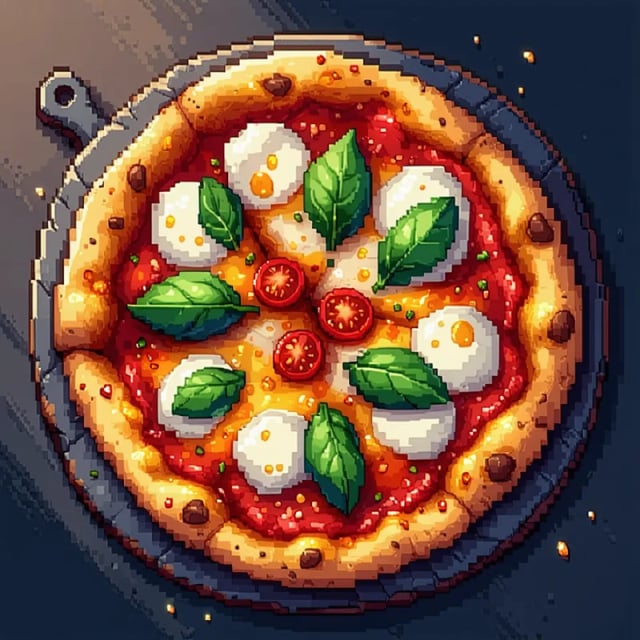 Wood-fired pizza